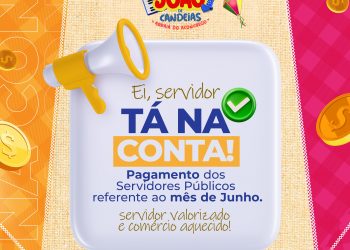 Candeias: Servidores terão salários antecipados nesta quarta-feira (18)