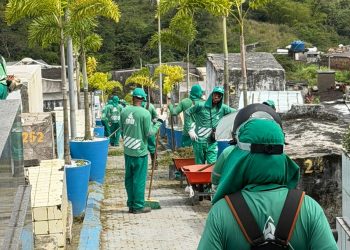 Candeias: Cemitérios passam por mutirão de limpeza para Dia de Finados