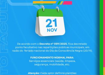 Candeias: Prefeitura decreta ponto facultativo na sexta (21) e garante “feriadão” a servidores