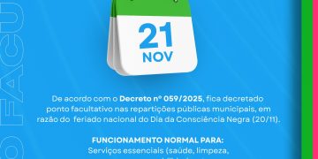 Candeias: Prefeitura decreta ponto facultativo na sexta (21) e garante “feriadão” a servidores