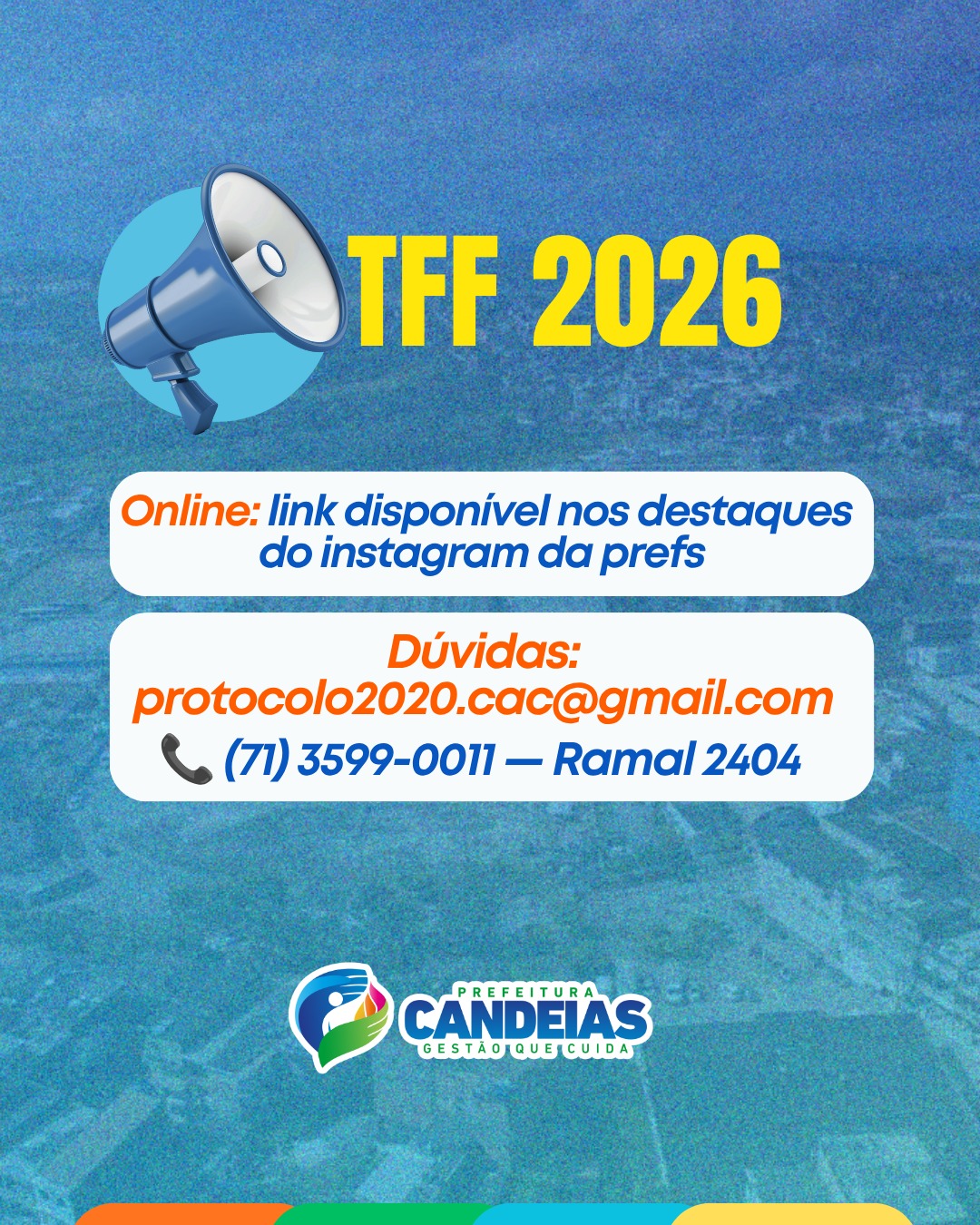 Foto: Reprodução/Prefeitura de Candeias - BA